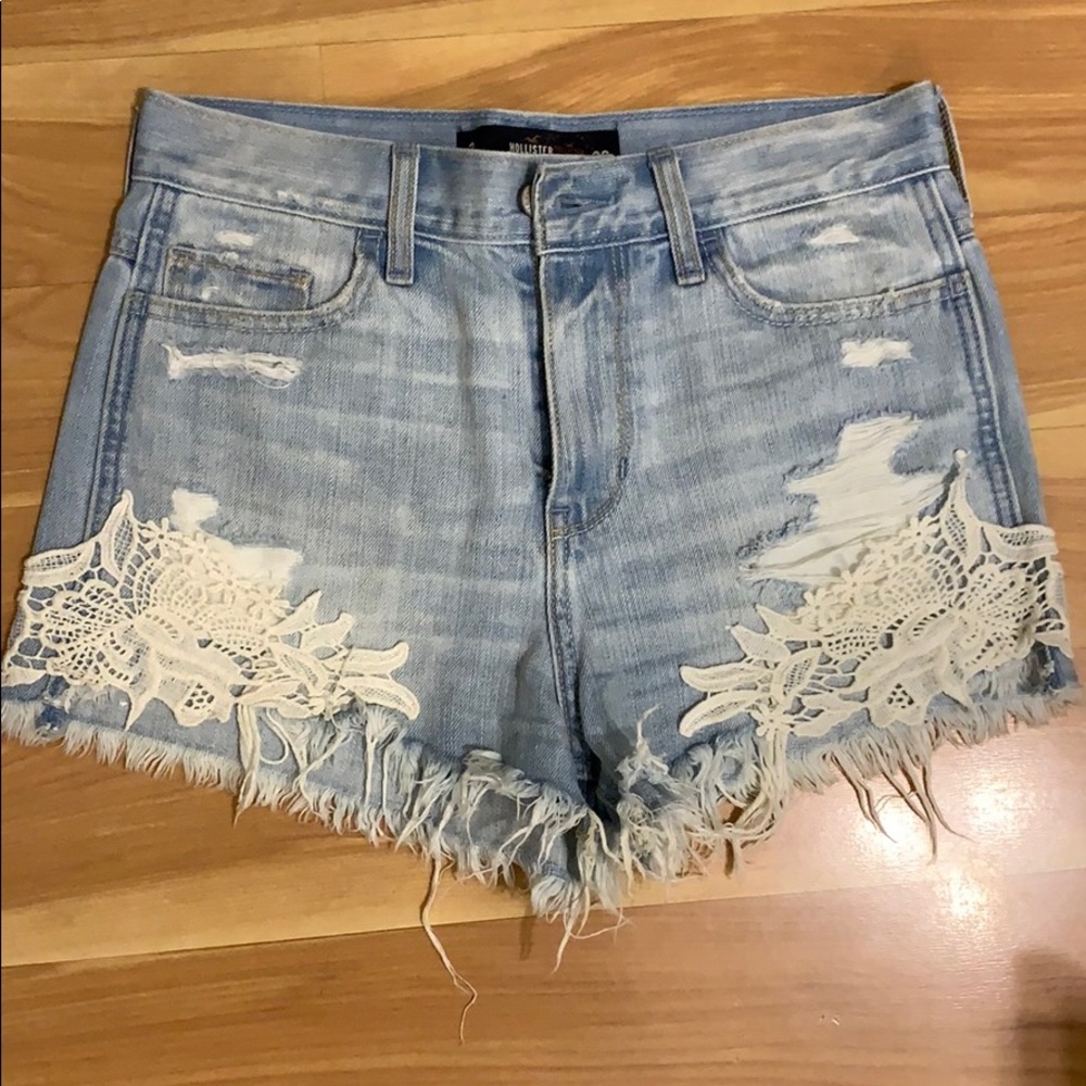 Denim shorts